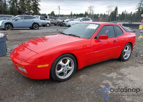 1986 Porsche 944 из США, поврежденный, VIN WP0AA0953GN156076